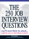 Cover image for The 250 Job Interview Questions